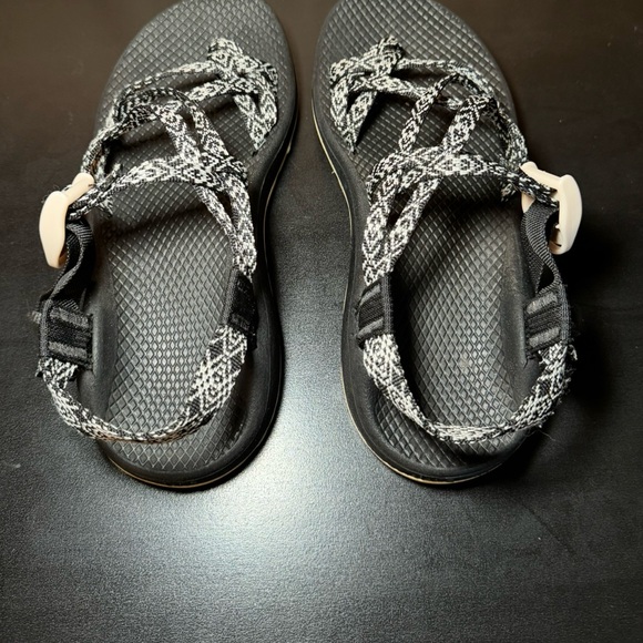 Chaco Z/Cloud X2 Sandals Black White Webbing Women’s 8 - Picture 8 of 11